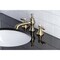 Kingston Brass KC7063BAL Heirloom 8" Widespread Bathroom Faucet, Antique Brass KC7063BAL - alternate 3